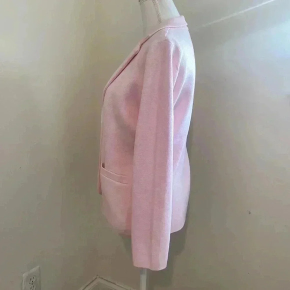 J. Crew Schoolboy Soft Pink Sweater Blazer Size Petite Small - Picture 9 of 10